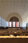 Photo of interior of Reference Reading Room, Hatcher Graduate Library